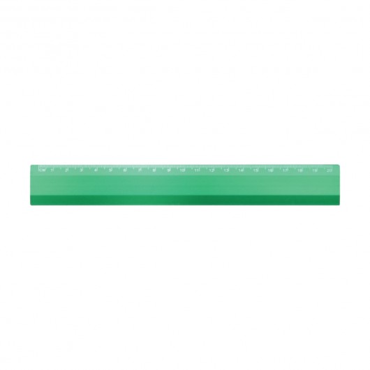 Green 20cm Metal Rulers